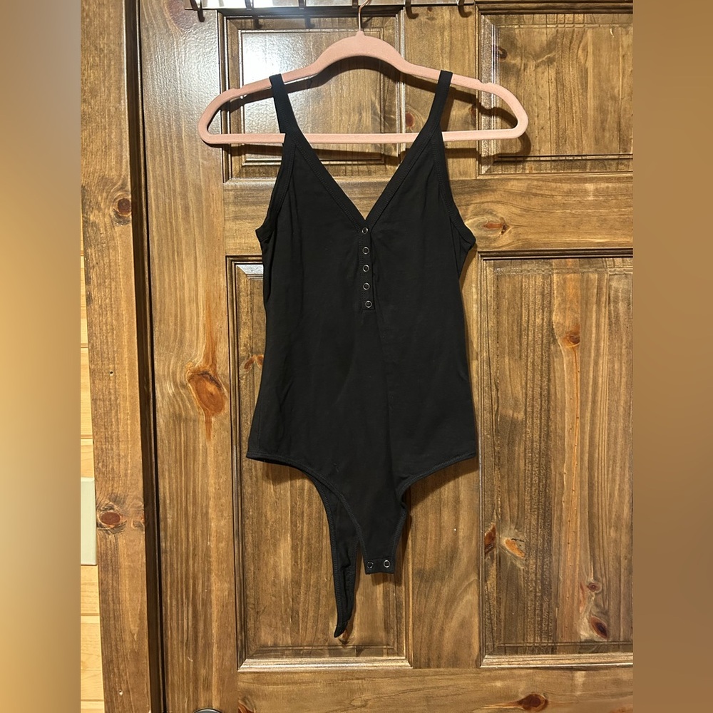 Black bodysuit.